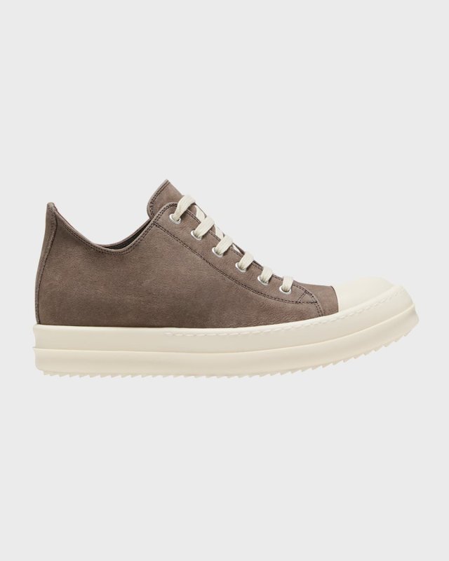 Scarpe Pelle Low-Top Leather Sneakers